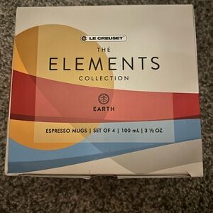 Le Creuset Elements Earth Espresso Mugs - Set of 4